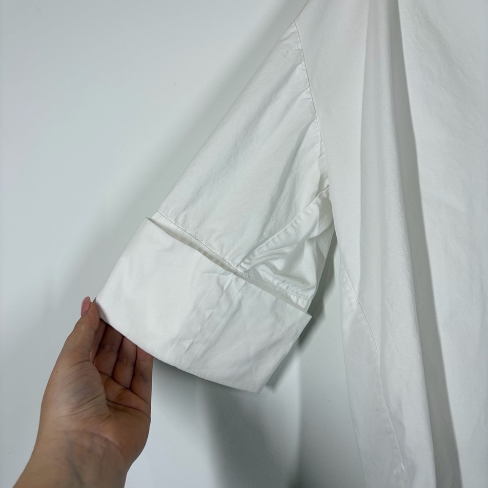 Laurence Bras White Blouse Size 0 - Picture 4 of 9
